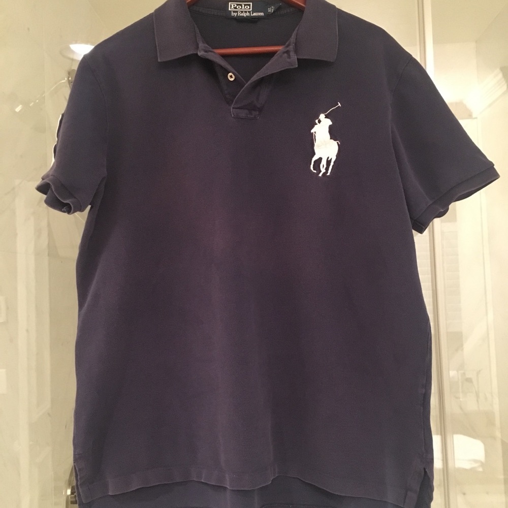 XL navy blue RL polo